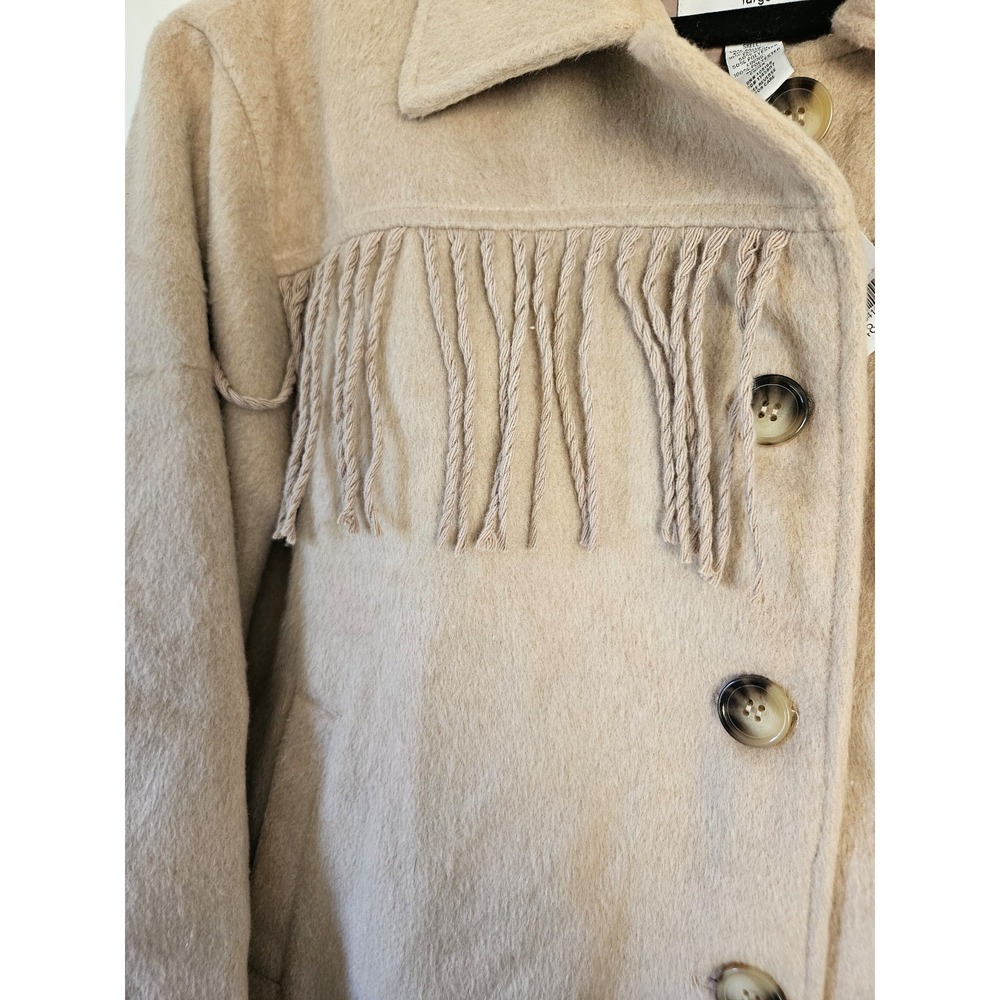 RSQ fringe jacket size large NWT - Picture 2 of 8